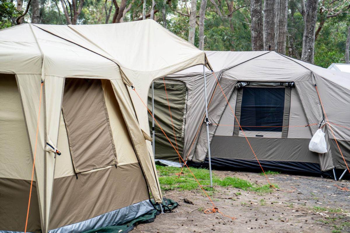 Reinigung Campingzelte